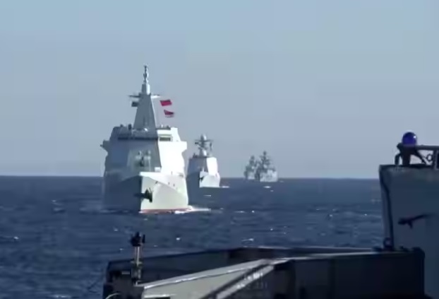 North Korea, Russia, and China have collaborated to provide assistance to Hamas? with China deploying 6 warships in close proximity to the area.
